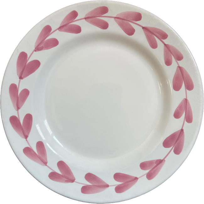 Cesare Plate Rose - 20cm