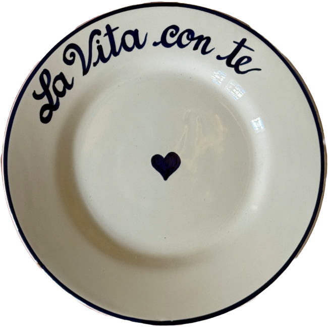 Amore Plate 20 cm La vita con te