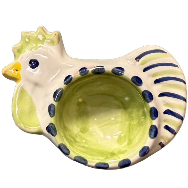 Blue Green Hen Egg Cup