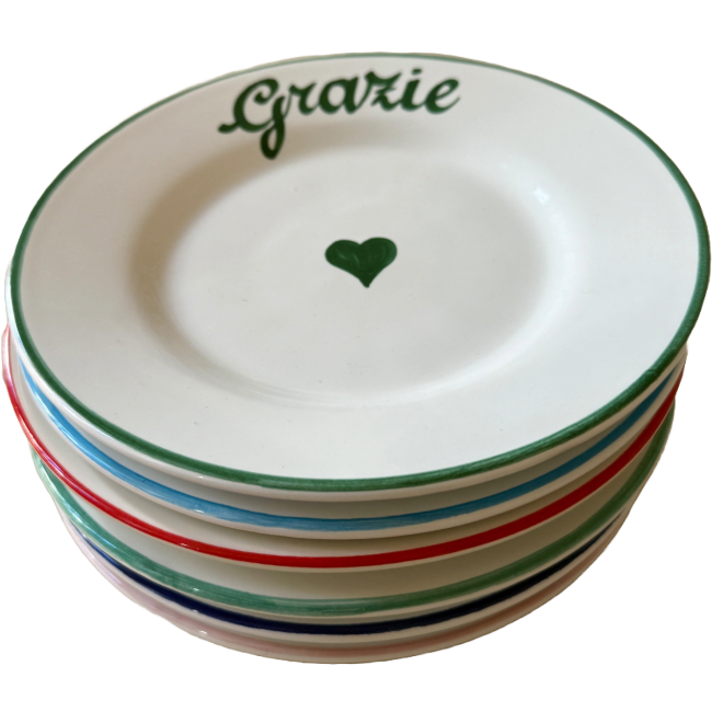 Set of 6 Plates La Famiglia – 20cm