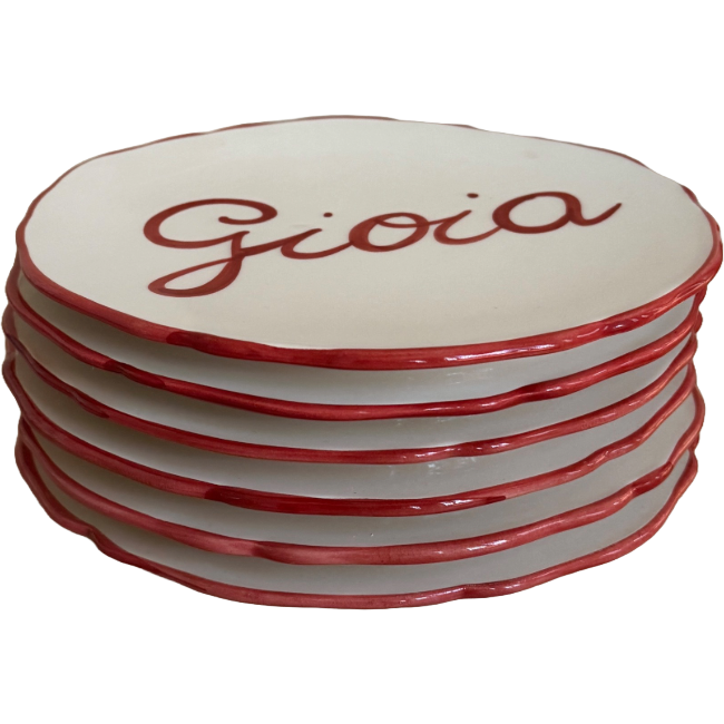 Set of 6 Bellissimo - 20 cm Plates