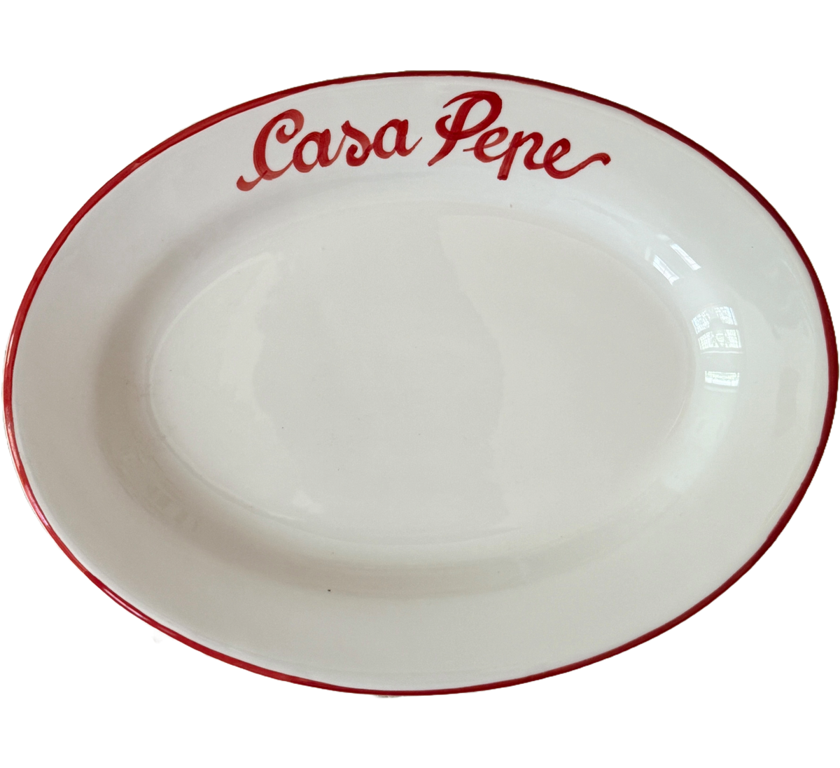 Personalised Oval Dish 30 cm - La Famiglia – Handcrafted Italian Ceramic