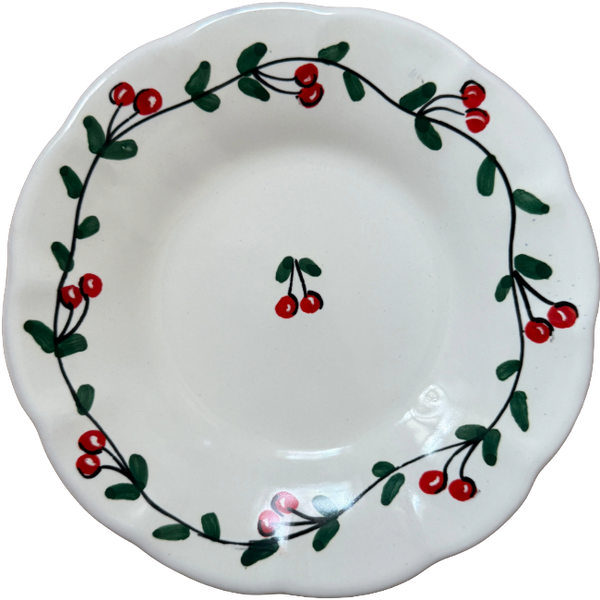 Cherry Frutta Plate - 16 cm
