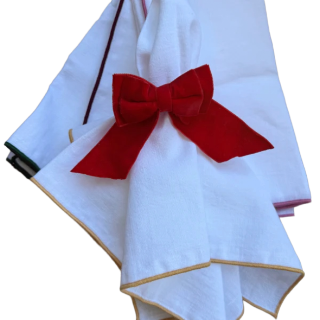 Set of Christmas Napkin Rings
