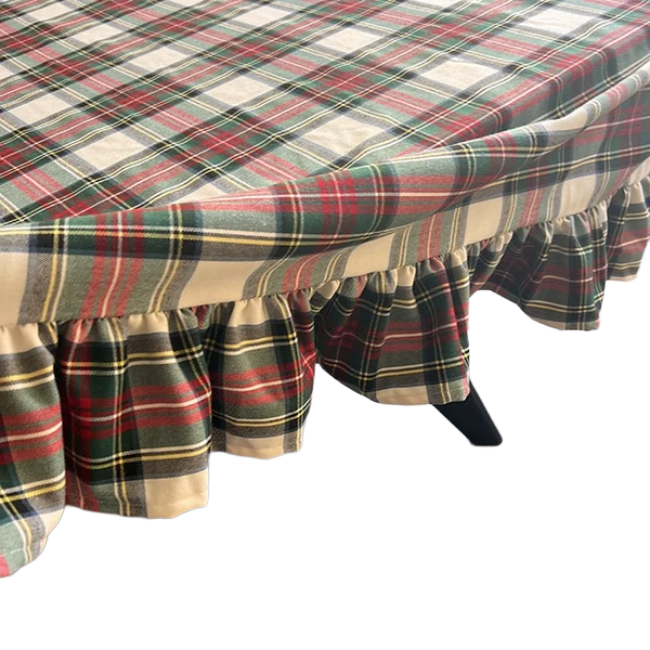 Tablecloth Tartan Christmas