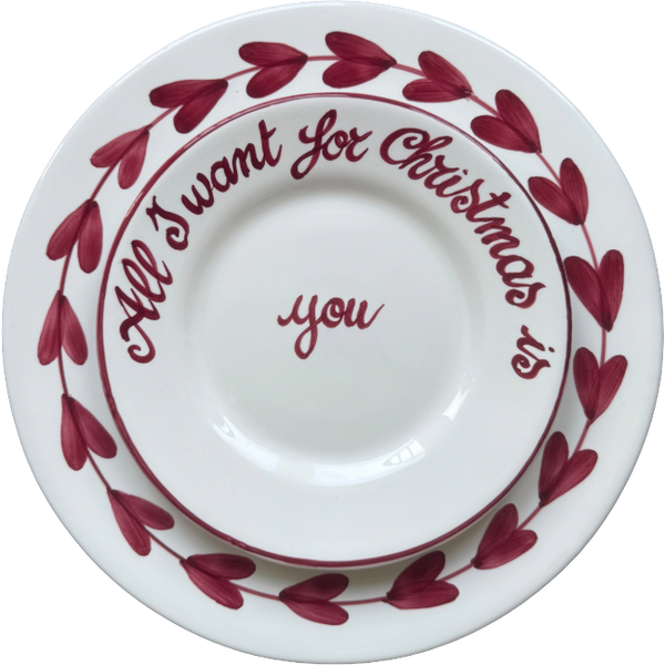 Cesare Plate Bordeaux - 28cm