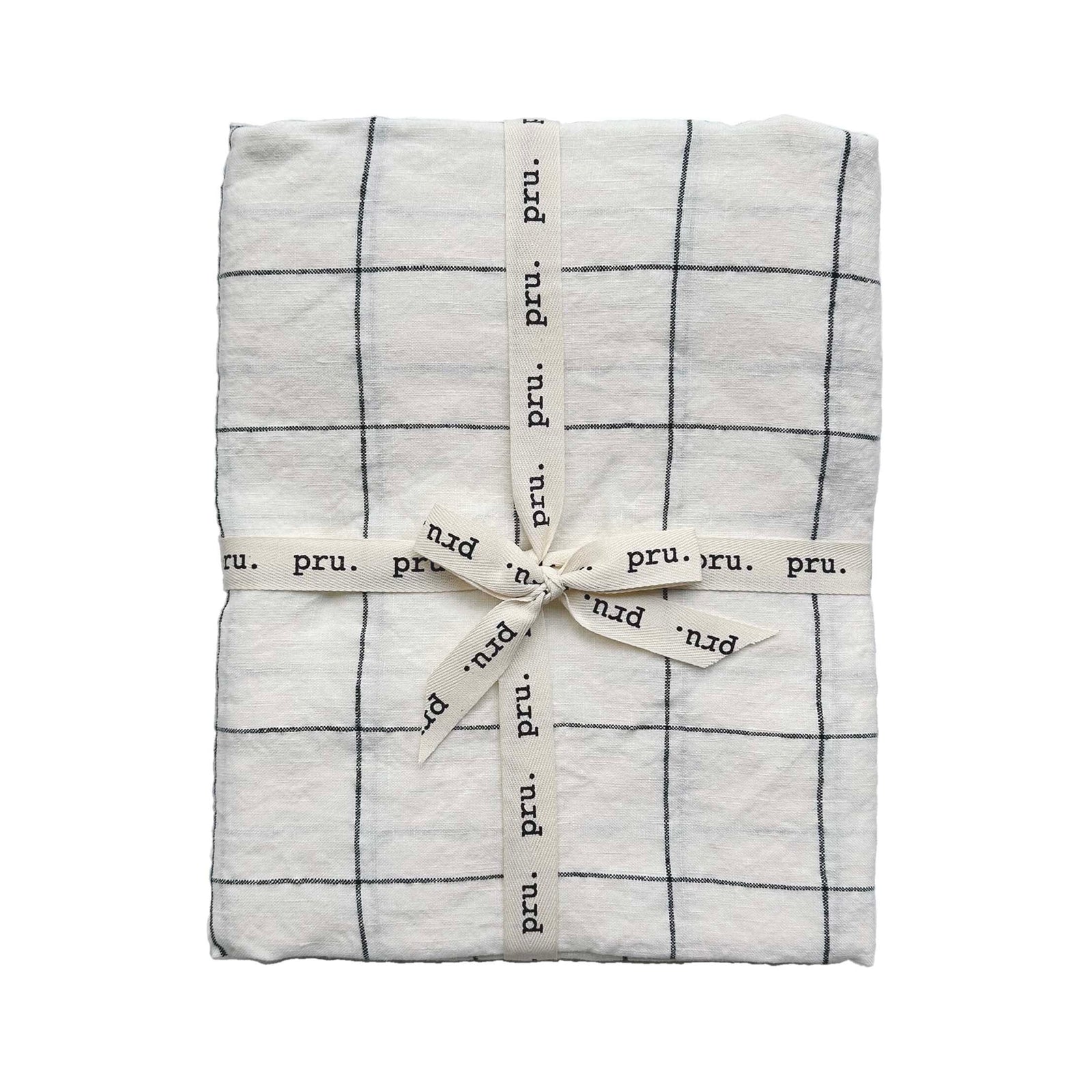 Travel Towel 100% OEKO-TEX® Certified Linen - Check
