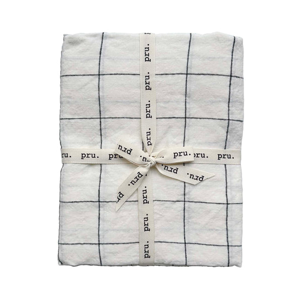 Travel Towel 100% OEKO-TEX® Certified Linen - Check