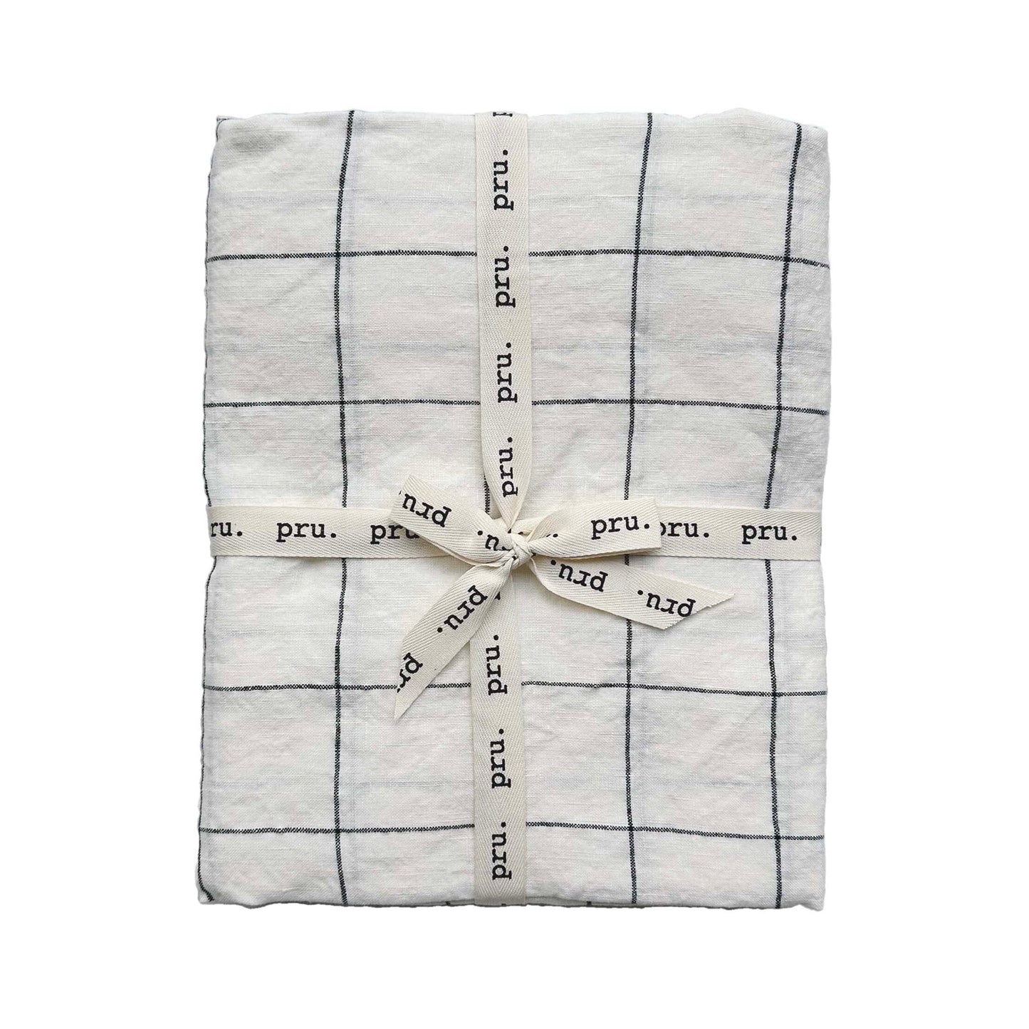 Travel Towel 100% OEKO-TEX® Certified Linen - Check