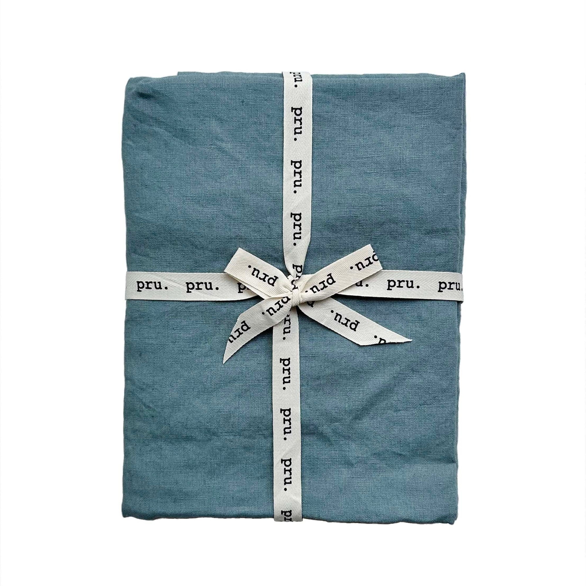 Travel Towel 100% OEKO-TEX® Certified Linen - Duck Egg Blue