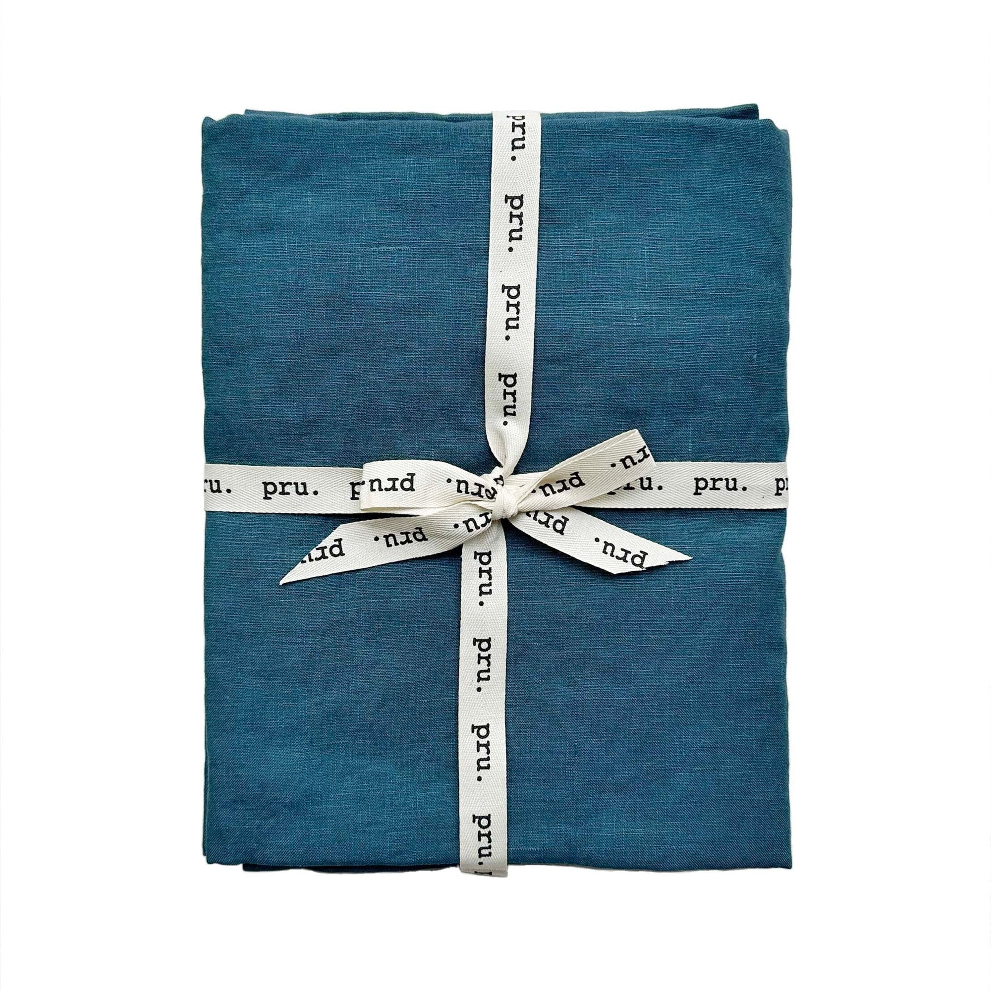 Travel Towel 100% OEKO-TEX® Certified Linen - Islington Blue
