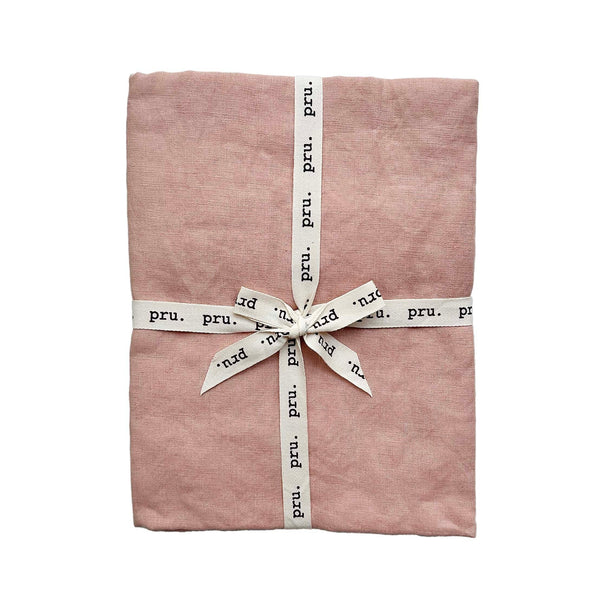 Travel Towel 100% OEKO-TEX® Certified Linen - Pale Pink