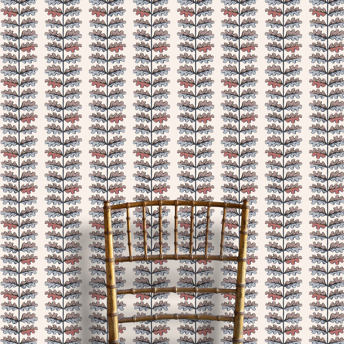 Quercus Wallpaper - Chambray