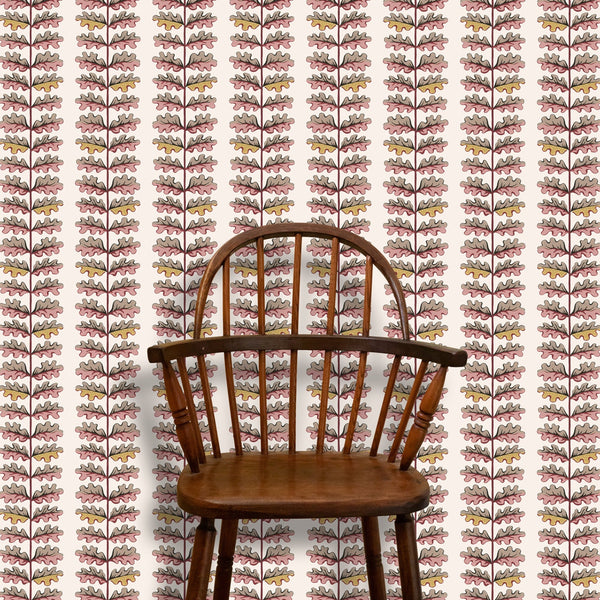 Quercus Wallpaper - Rhubarb