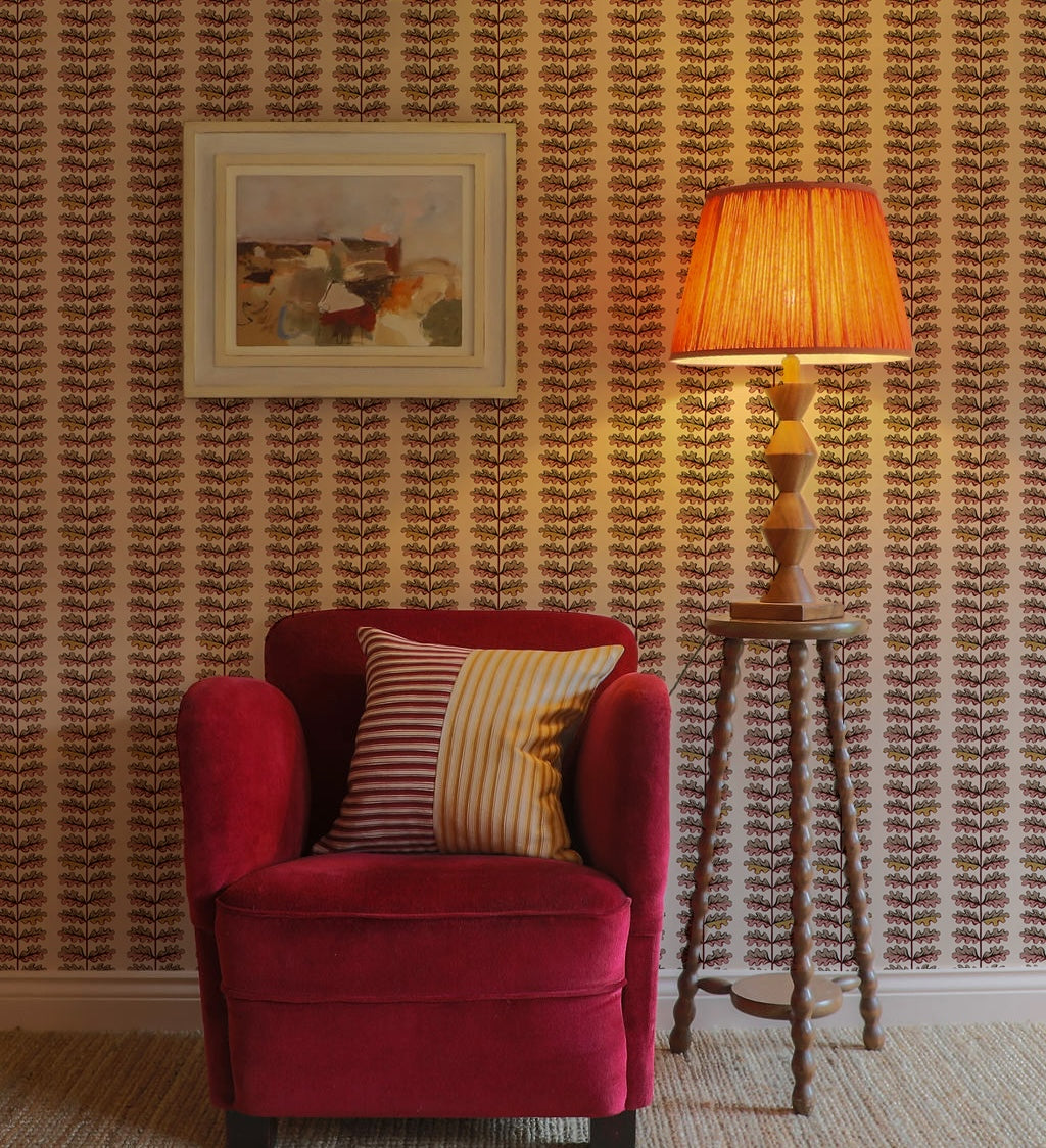 Quercus Wallpaper - Rhubarb