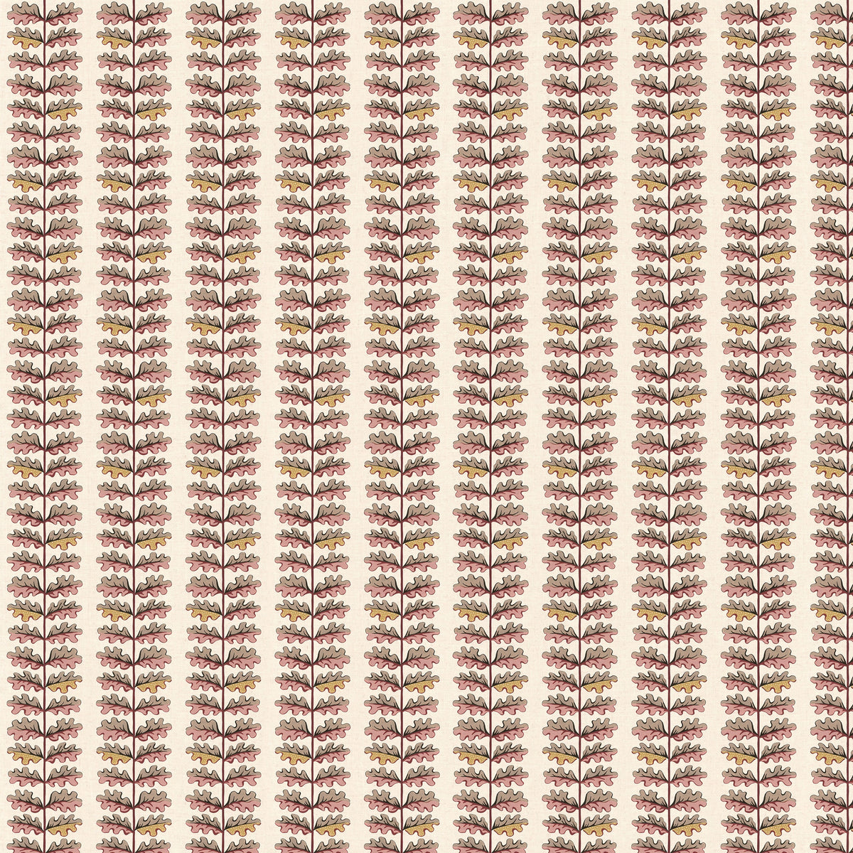 Quercus Fabric -  Rhubarb
