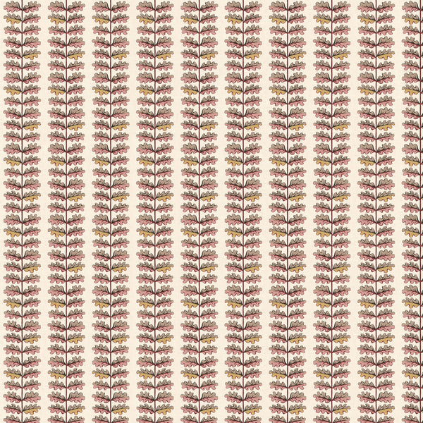 Quercus Fabric -  Rhubarb
