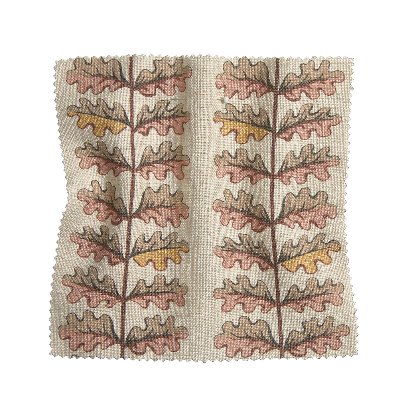 Quercus Fabric -  Rhubarb