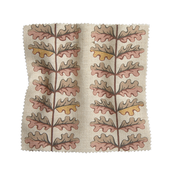 Quercus Fabric -  Rhubarb