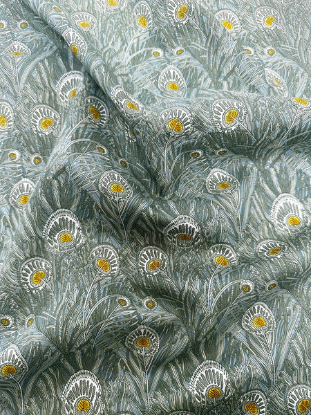 Pillowcase made with Liberty Fabric QUEEN HERA GREEN - Coco & Wolf
