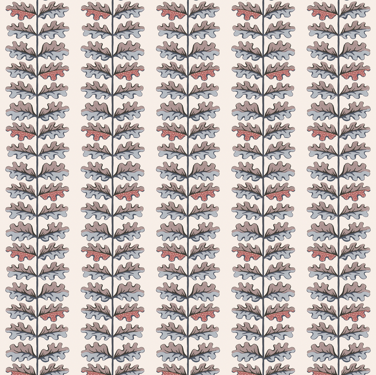 Quercus Wallpaper - Chambray