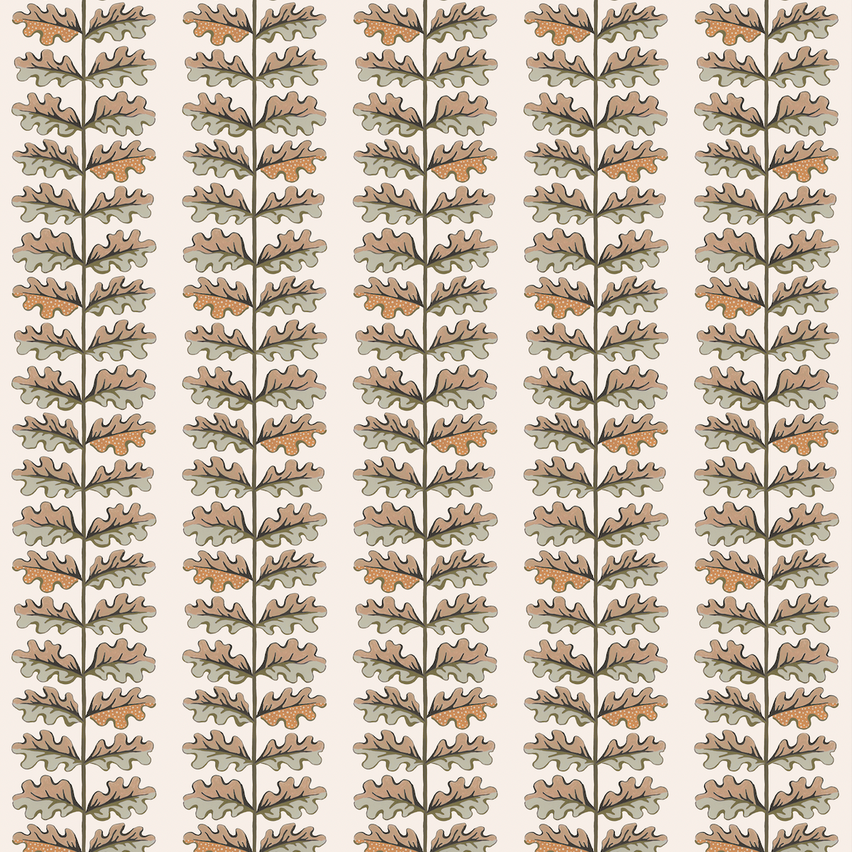 Quercus Wallpaper - Sage