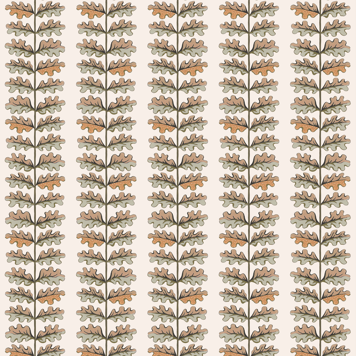 Quercus Wallpaper - Sage
