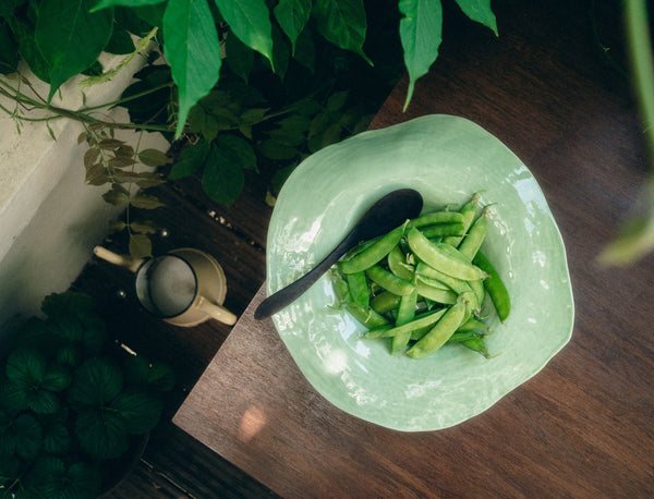 Indulge Nº7 Deep Dinner Plate / Jade Green