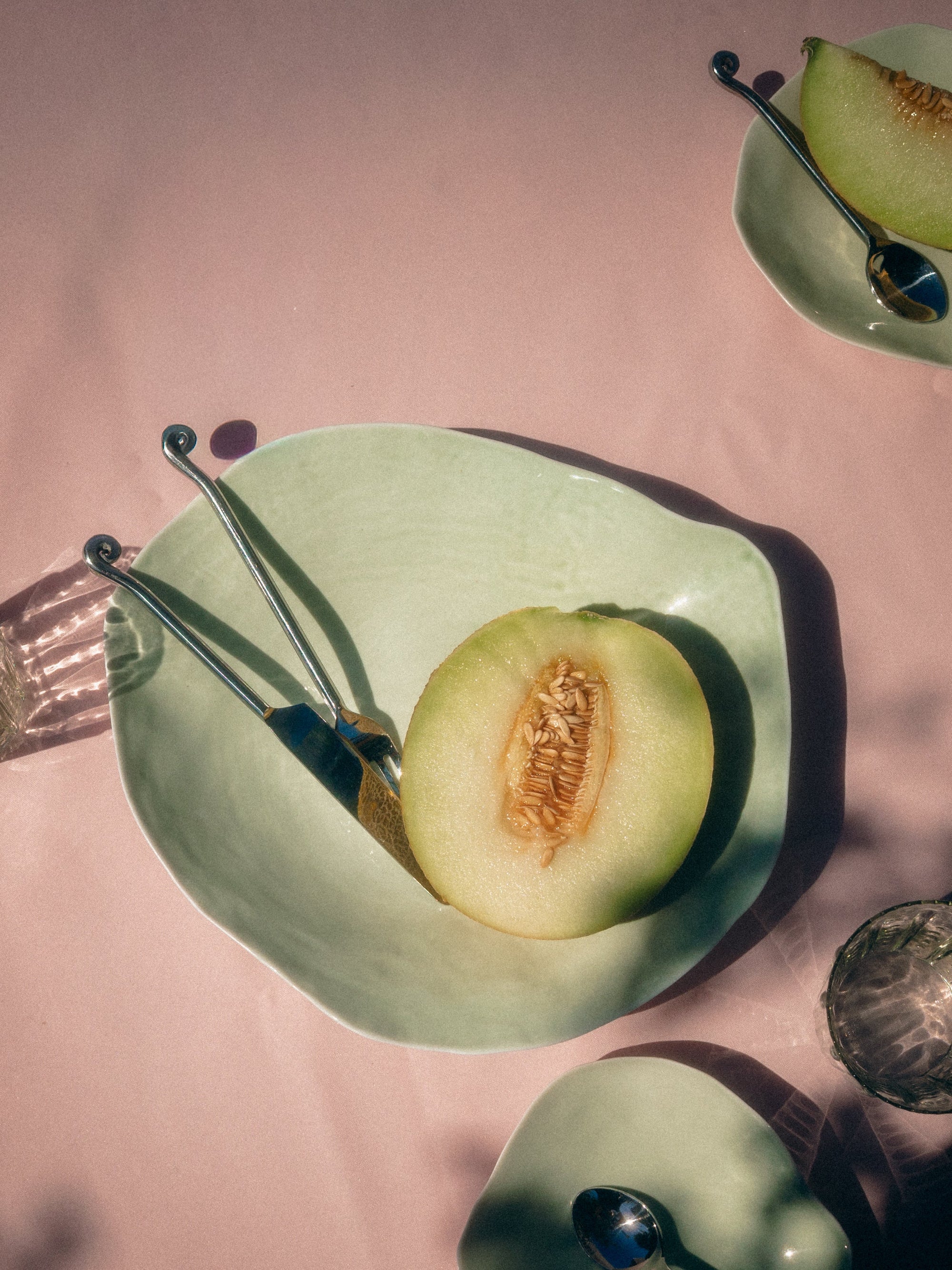 Indulge nº6 large dinner plate / jade green