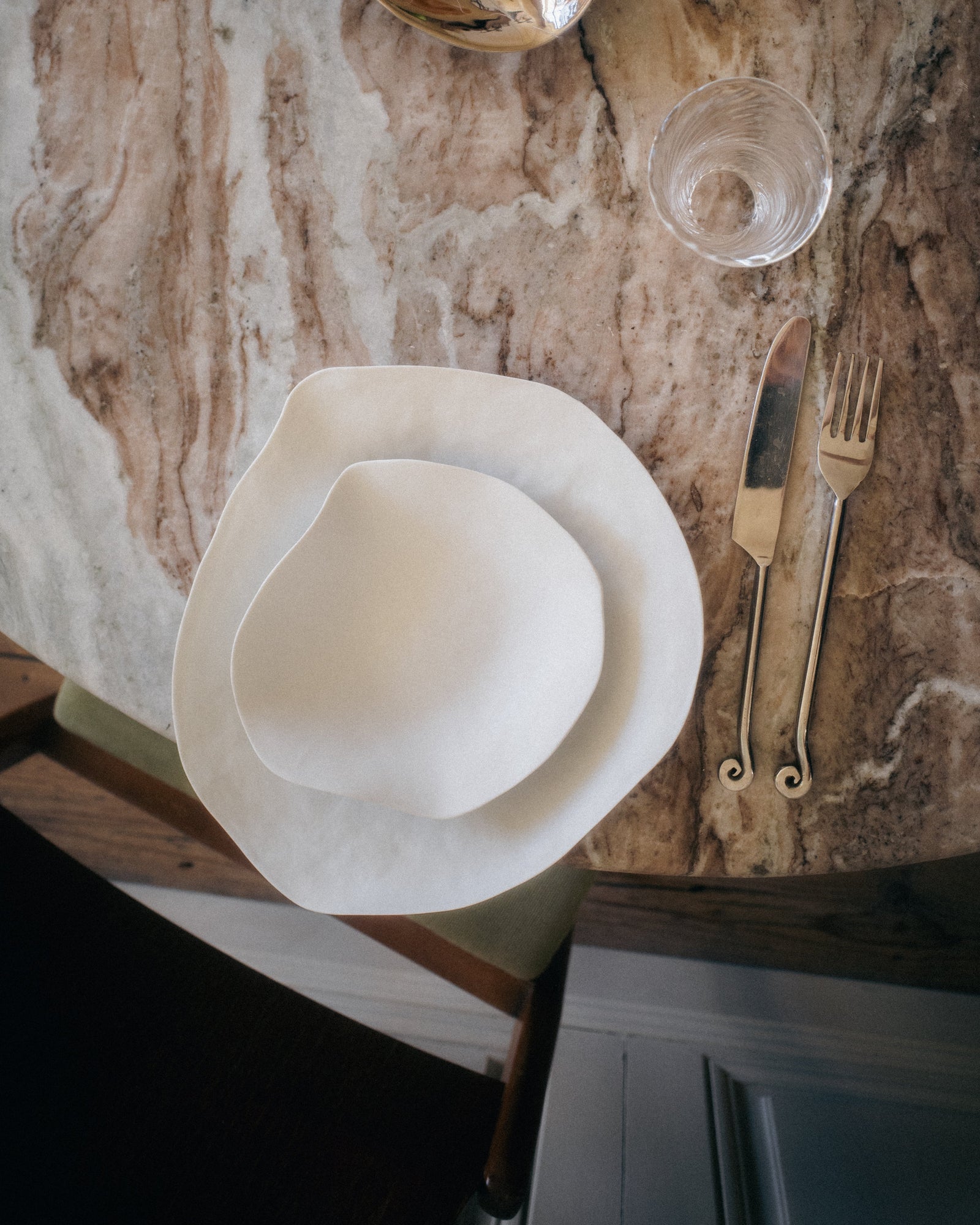 Set of 2 small plates / Indulge nº5 / Matte white