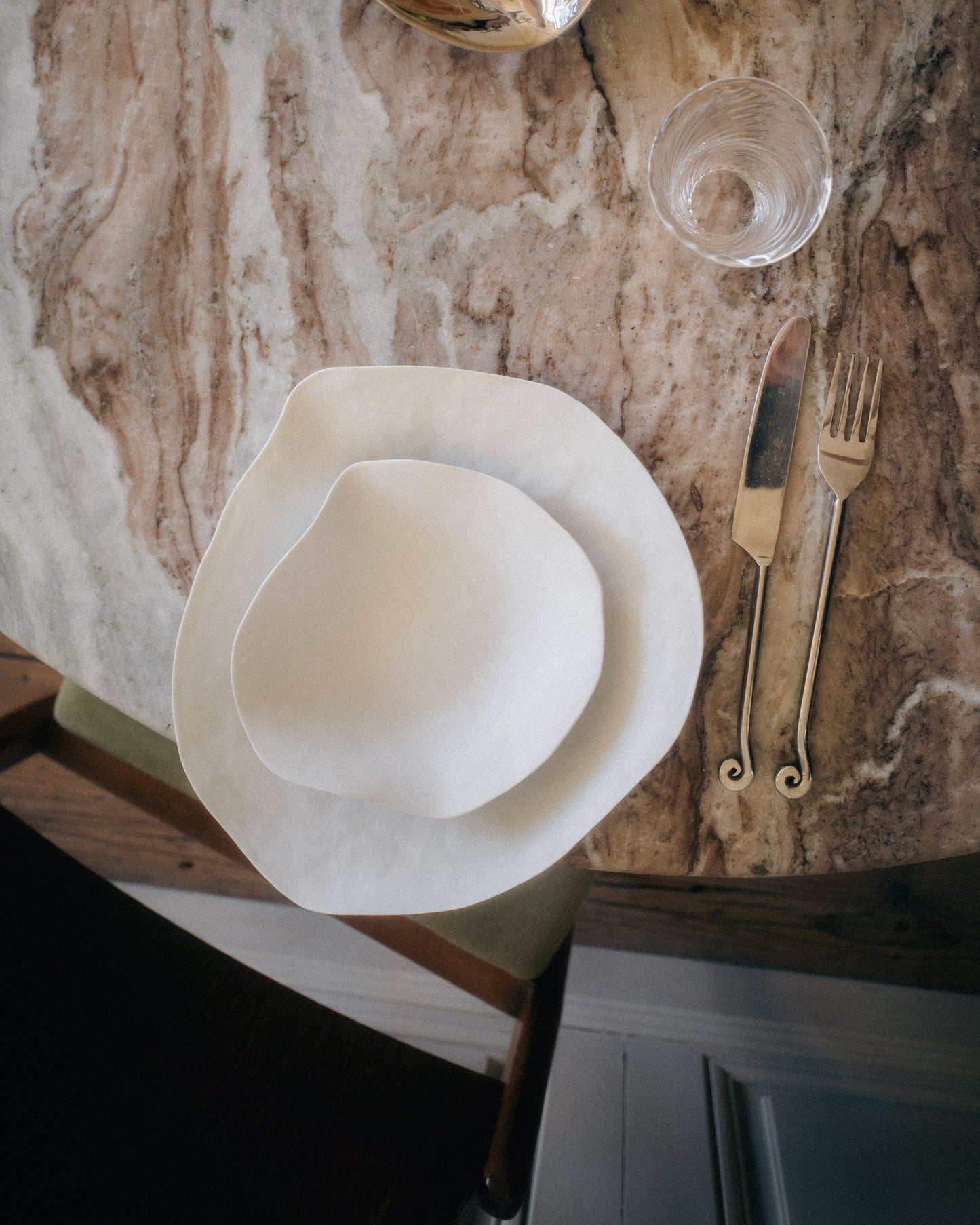 Set of 2 small plates / Indulge nº5 / Matte white