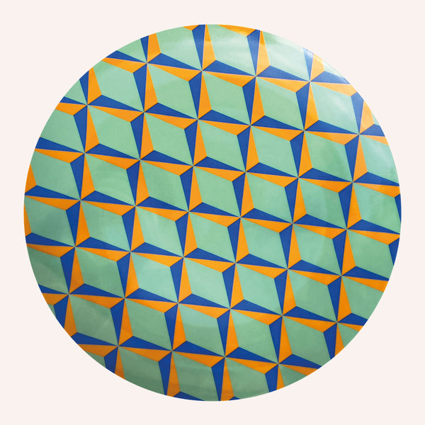 Retro Plate Green