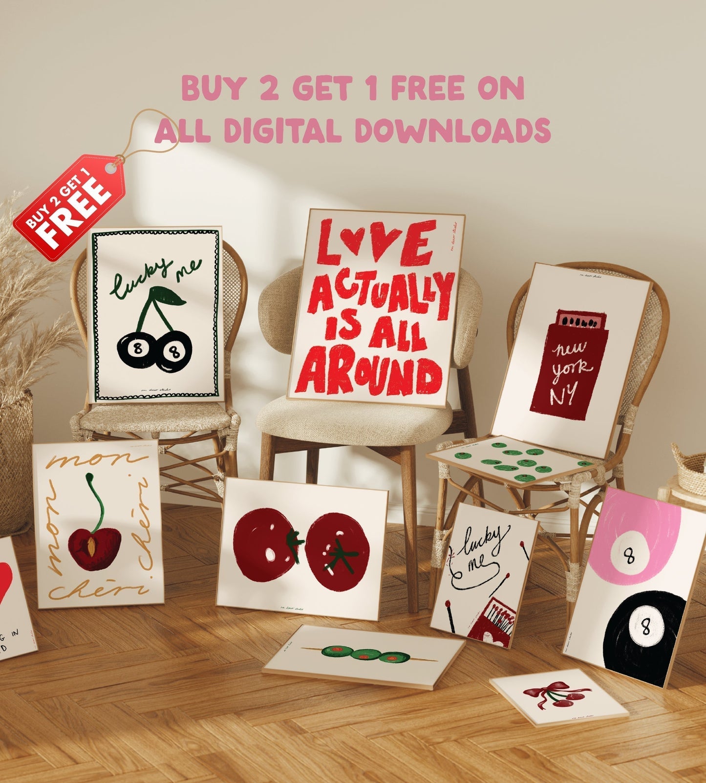 Love Actually is All Around DIGITAL DOWNLOAD (Red)