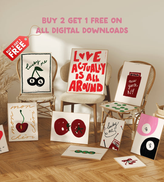 Love Actually is All Around DIGITAL DOWNLOAD (Red)