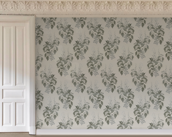 Aviary Isle Wallpaper - French Gray