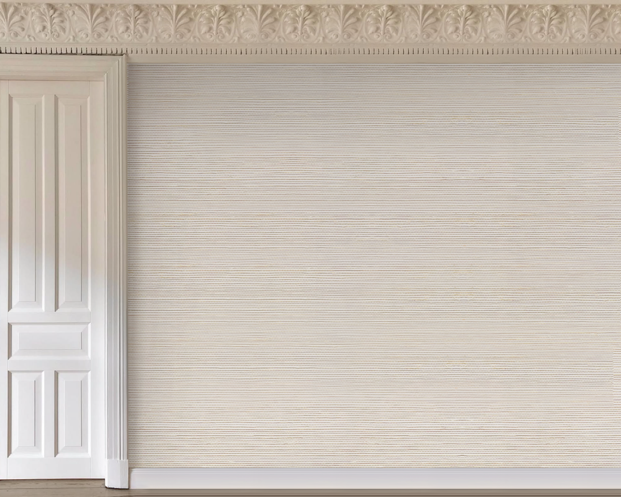 Grasscloth Wallpaper - Complex White