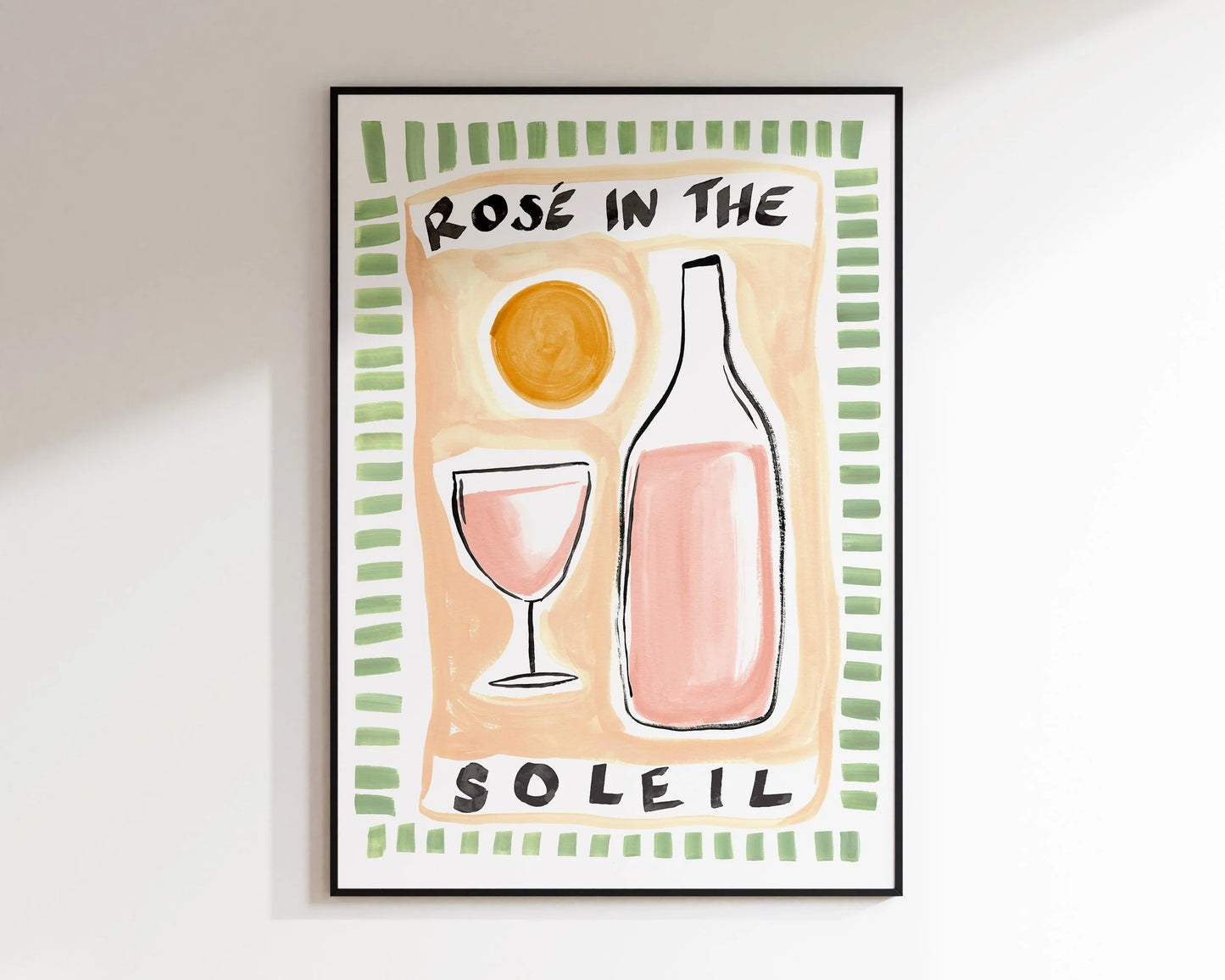 Rosé in the Soleil' Print