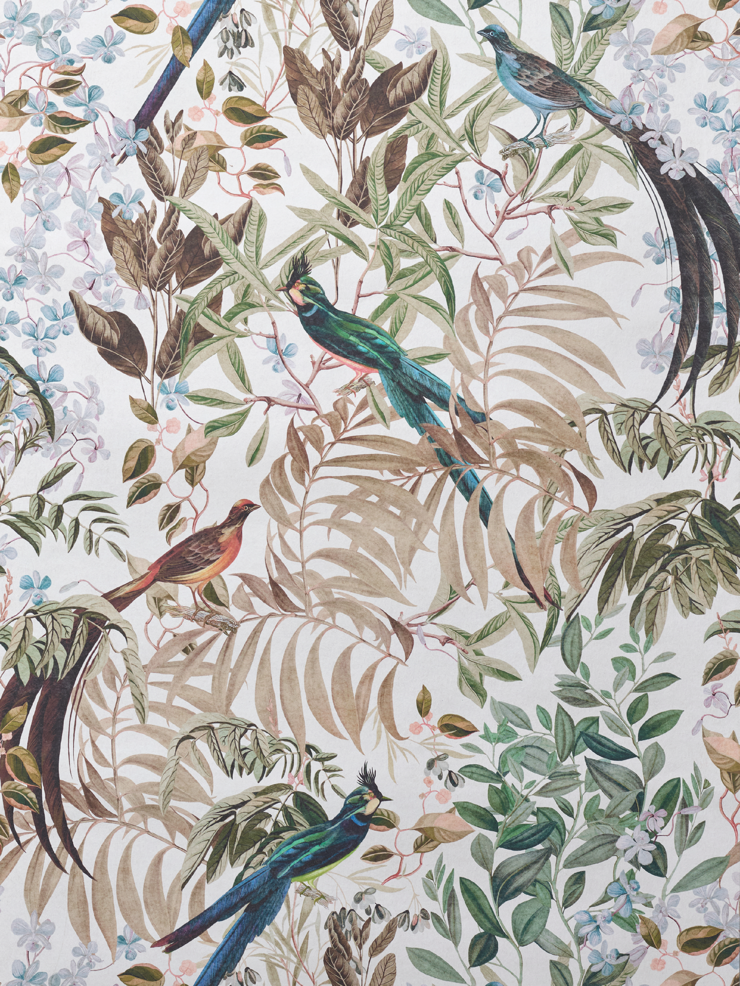 Resplendent Woods Wallpaper - Shaded White