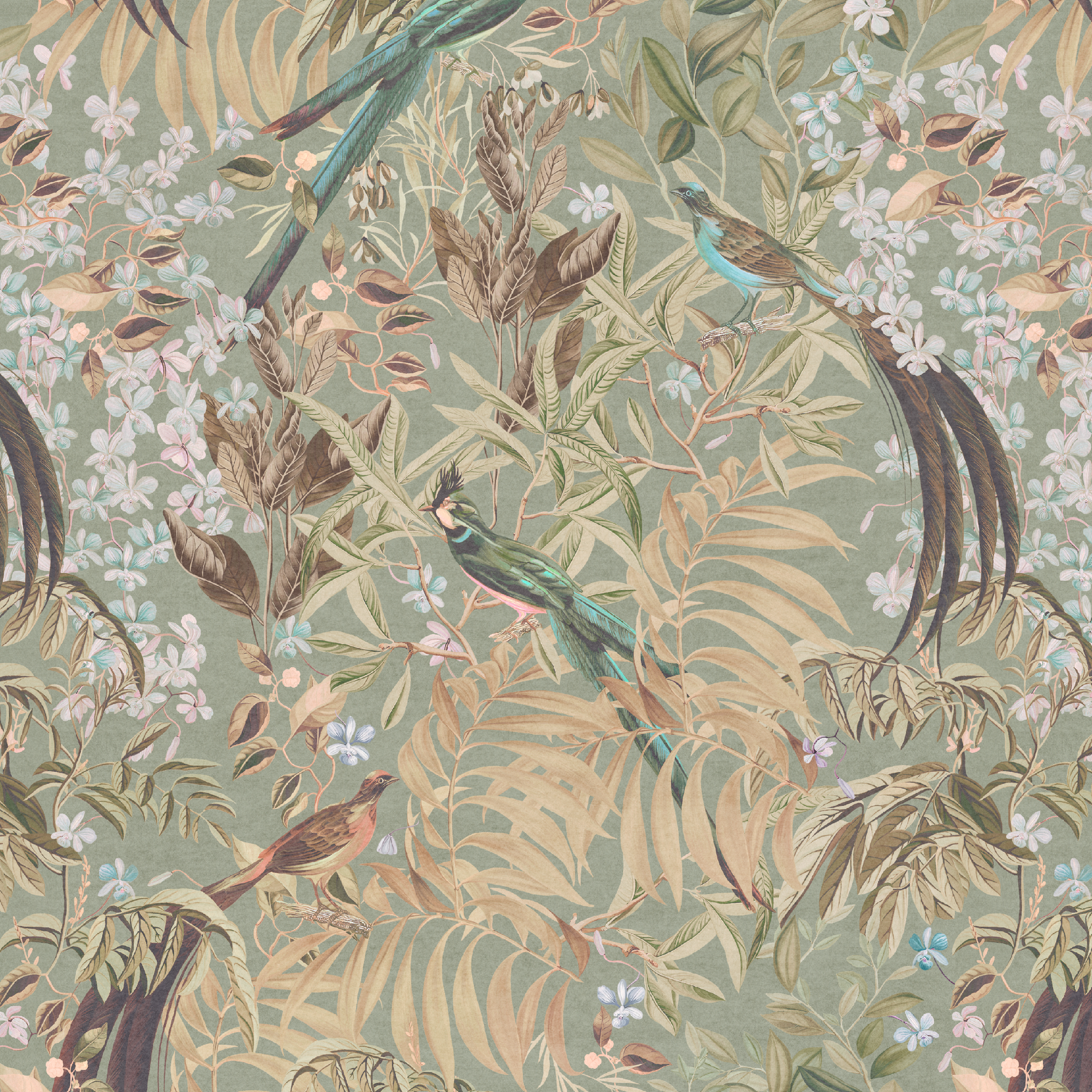 Resplendent Woods Wallpaper - Willow