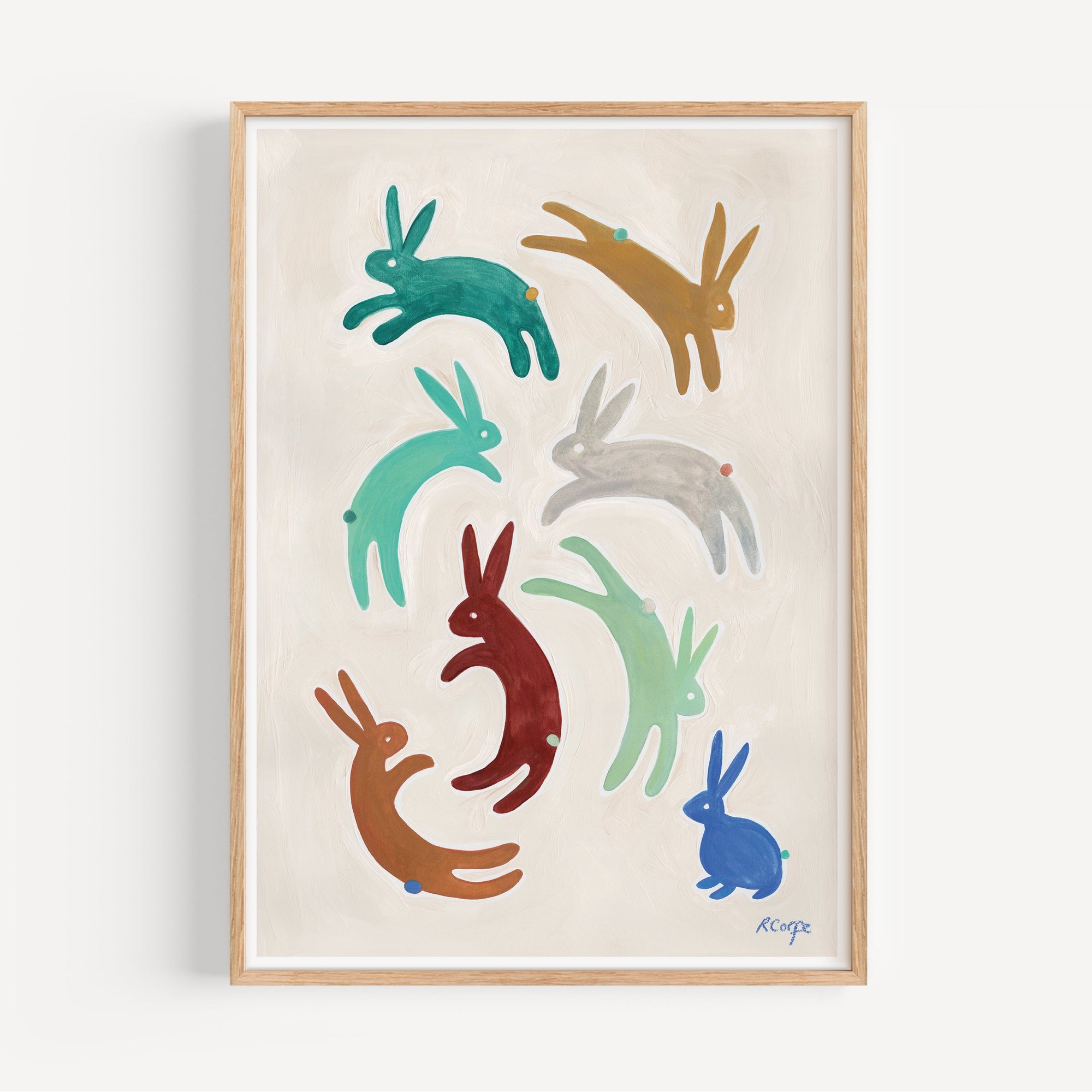 Bunny Rabbits Art Print