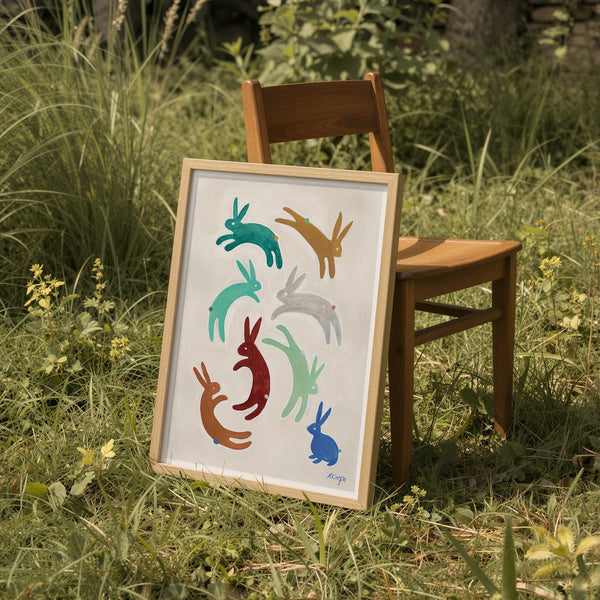 Bunny Rabbits Art Print