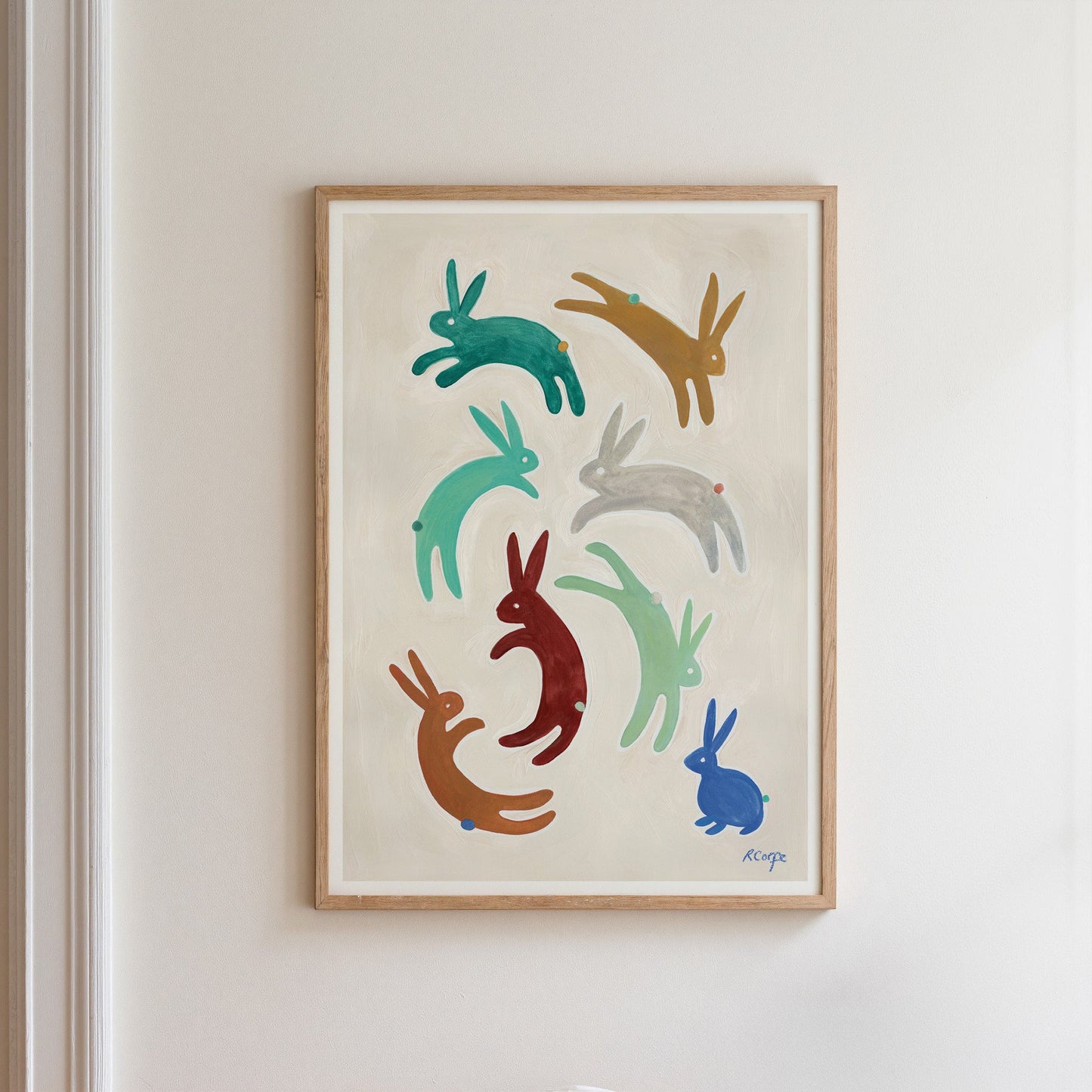 Bunny Rabbits Art Print