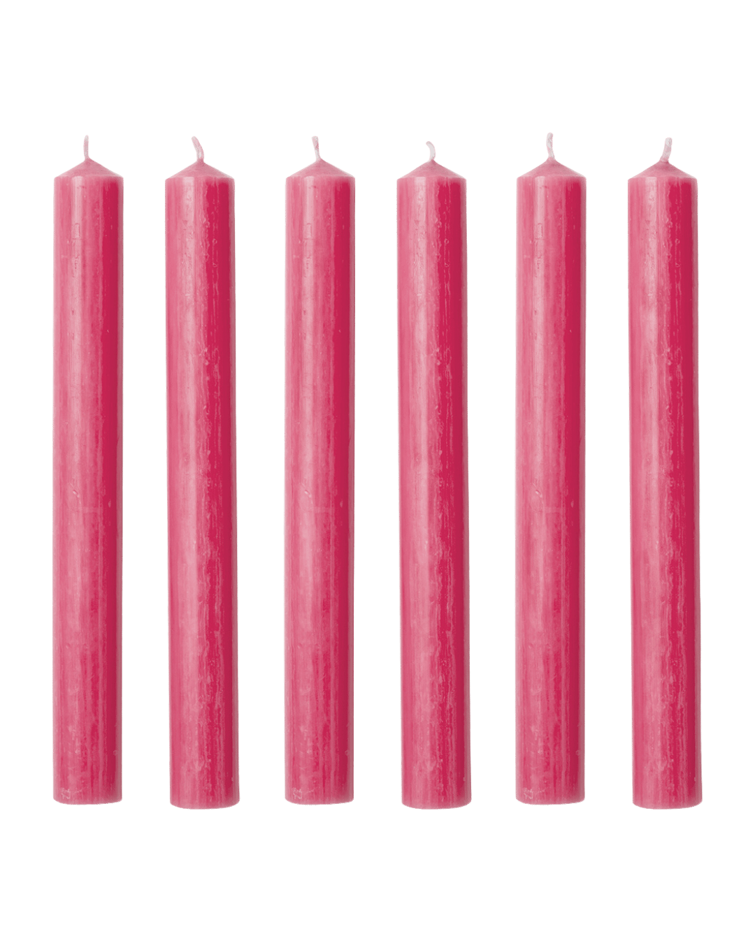 Raspberry Pink Dinner Candles