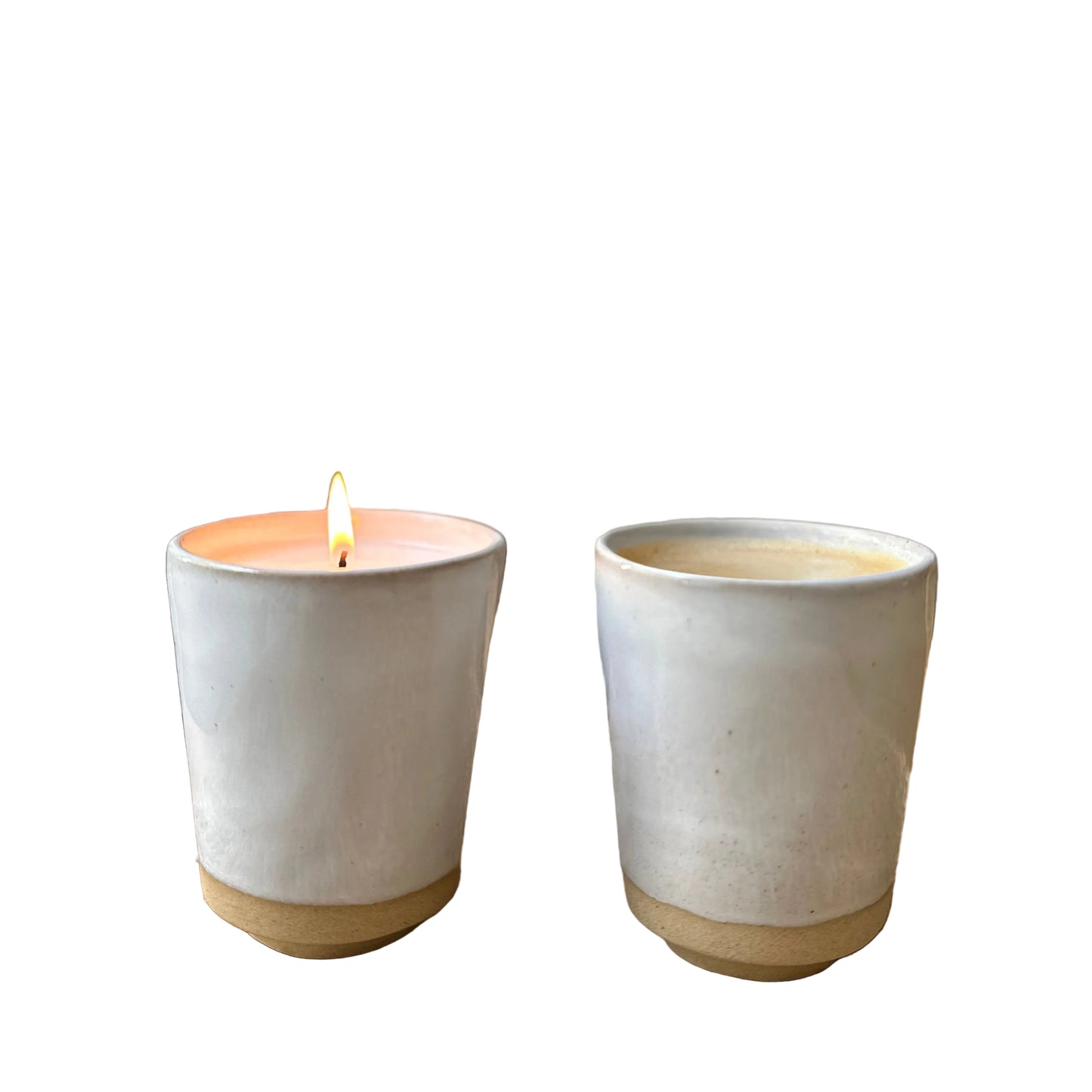 Ivory Coffee Cup Candle - Rosemary, Sage + Thyme