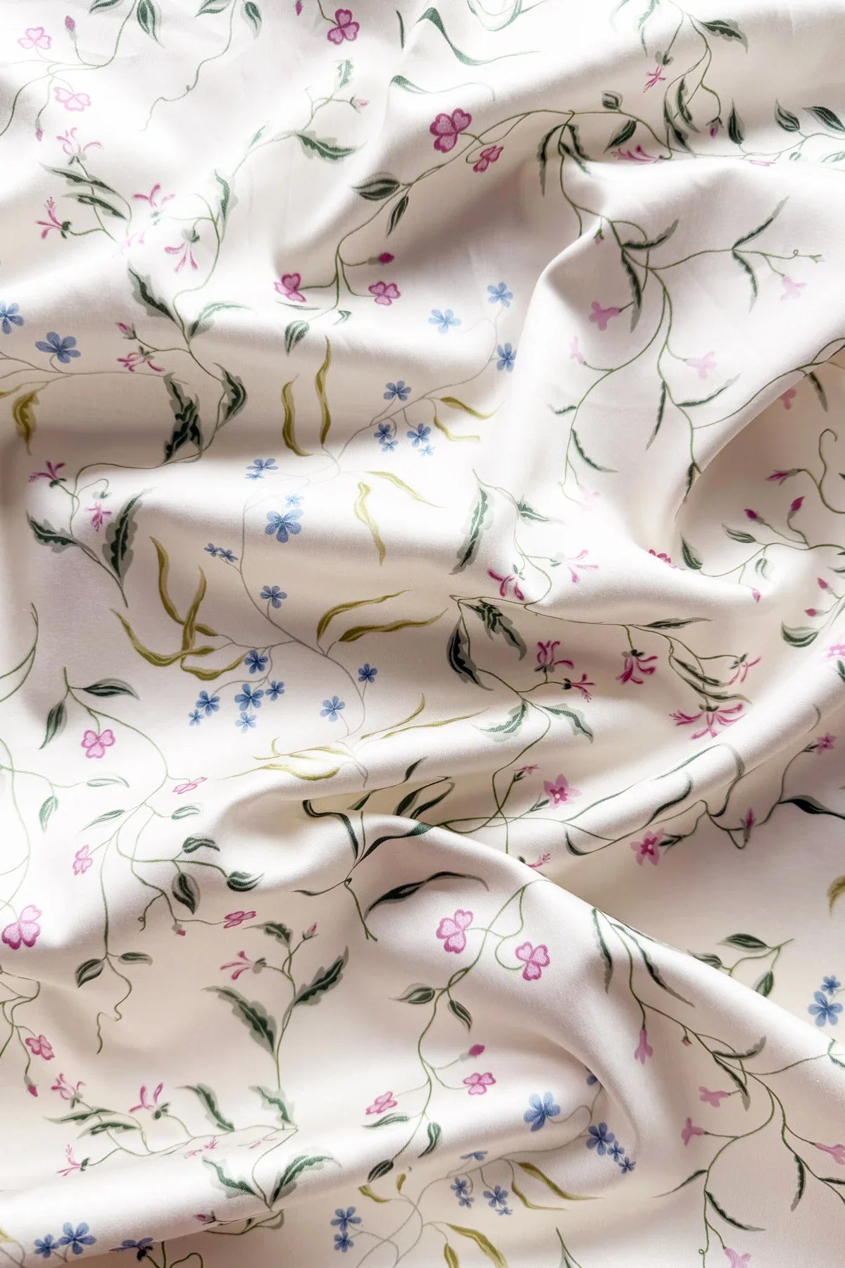 Stitch Edge Tablecloth Runner made with Liberty Fabrics & Bridgerton Regal Blosson Green