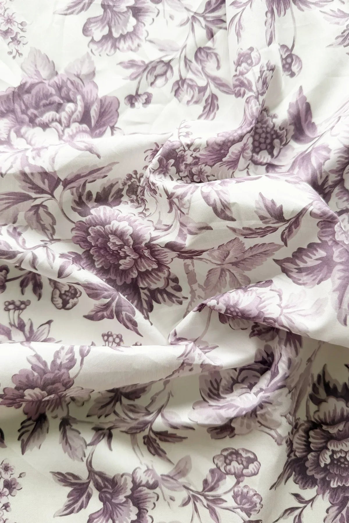 Rectangular Picnic Basket Hamper Made With Liberty Fabrics & Bridgerton Regency Trail Purple