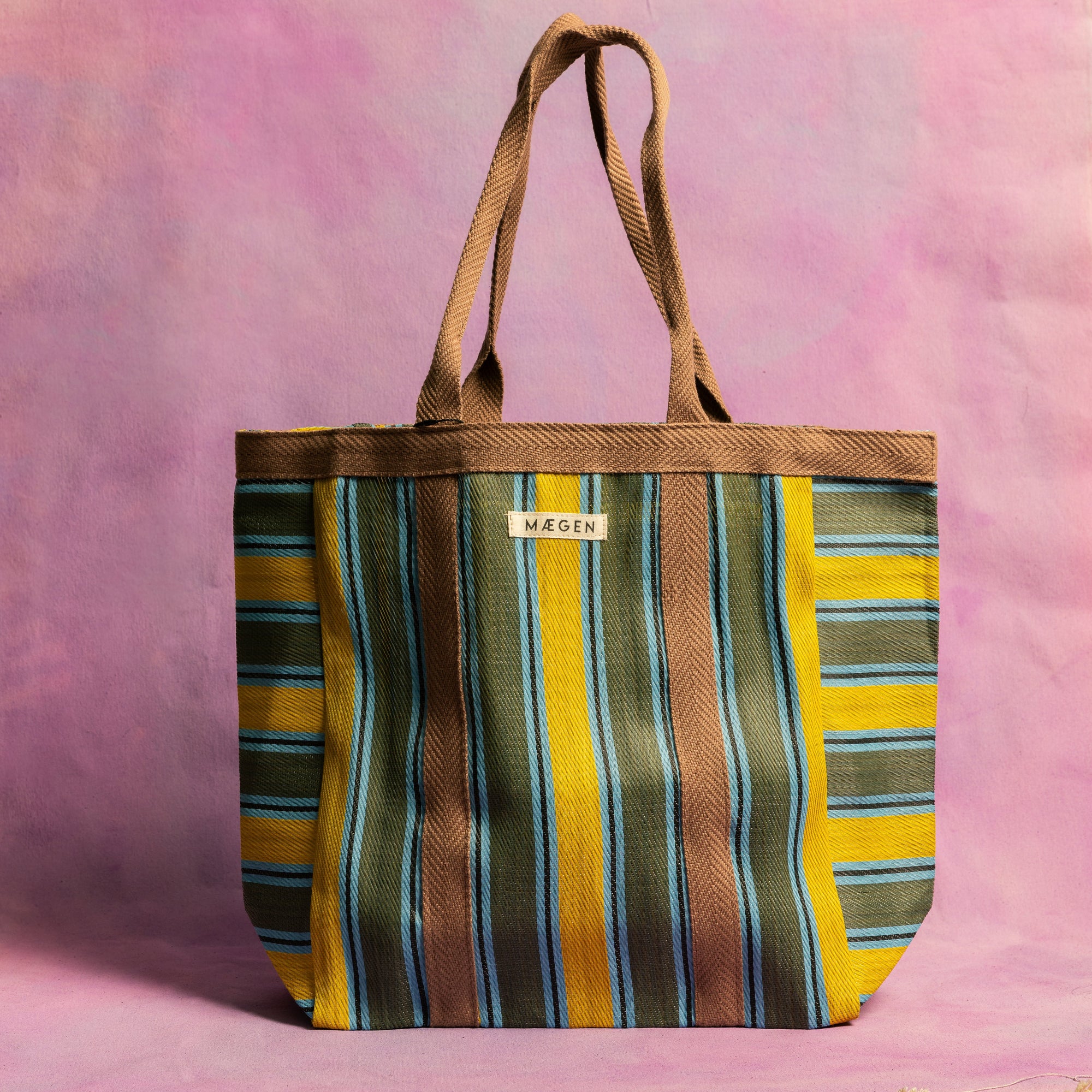 Everywhere Bag | Chocolate/ Yellow/ Olive