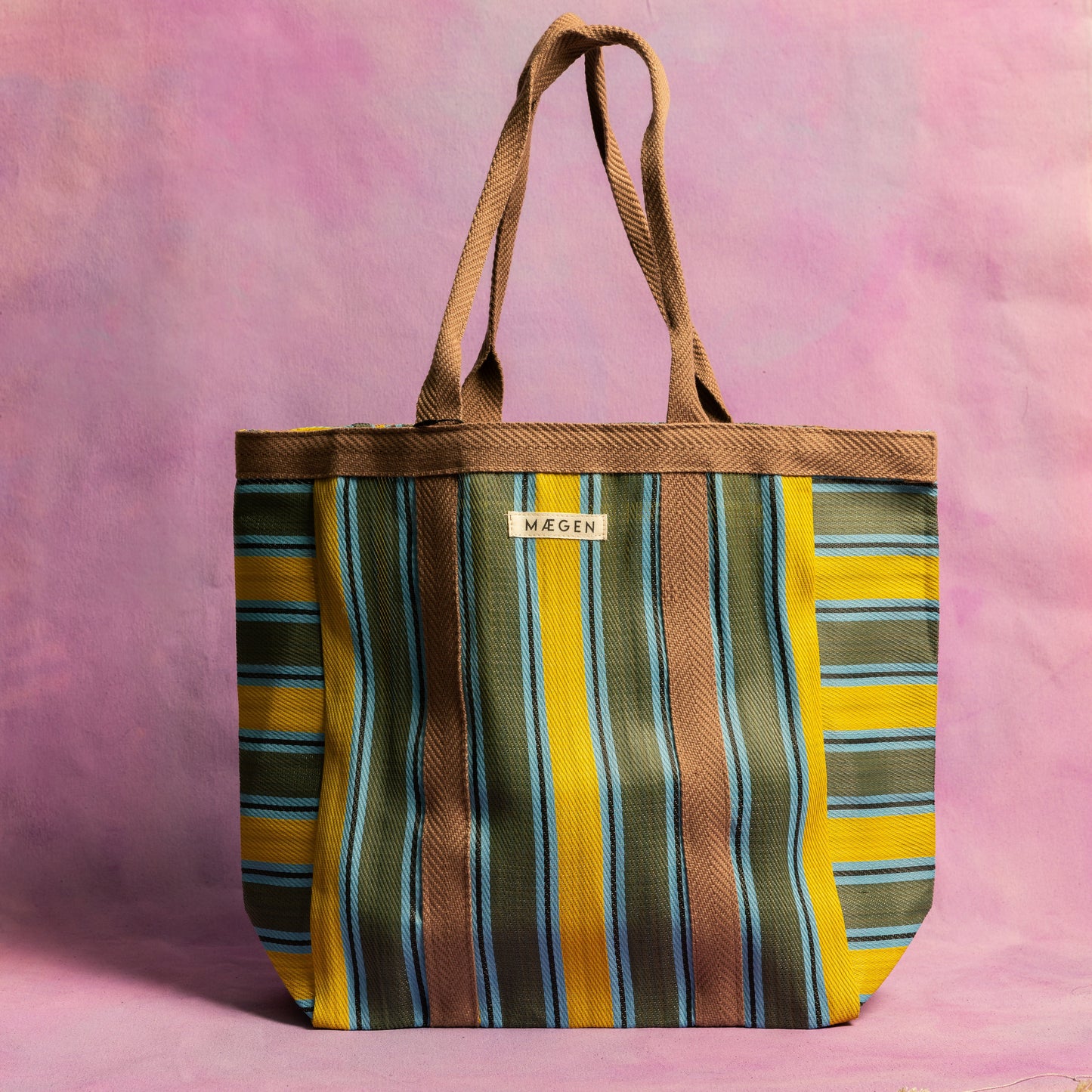 Everywhere Bag | Chocolate/ Yellow/ Olive