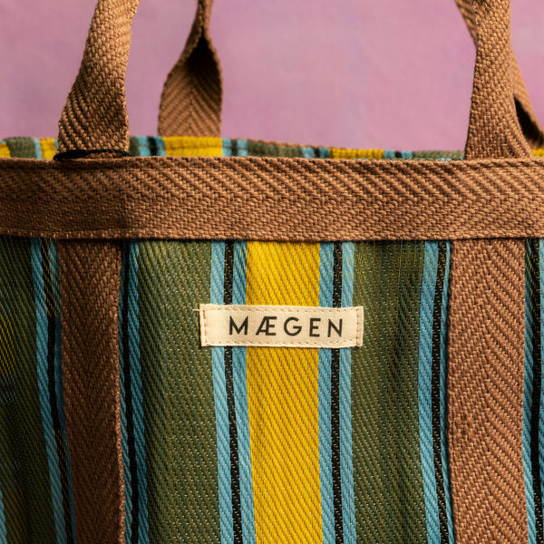Everywhere Bag | Chocolate/ Yellow/ Olive