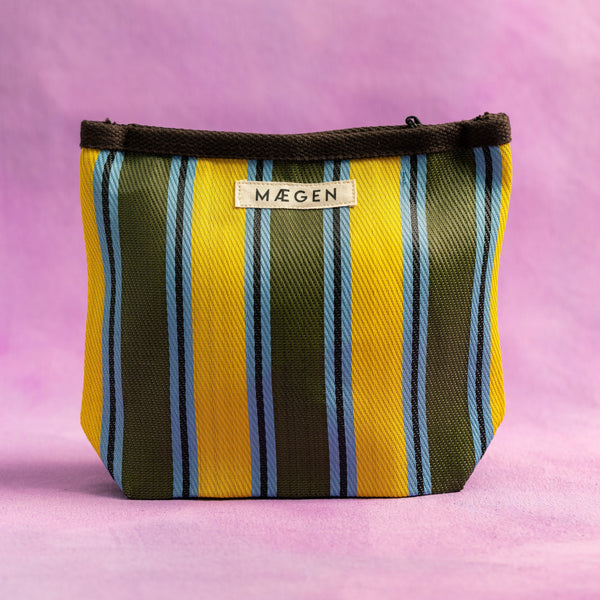 Pouch | Chocolate/Yellow/ Olive